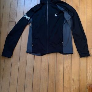 Men's Black and Gray Performance Jacket